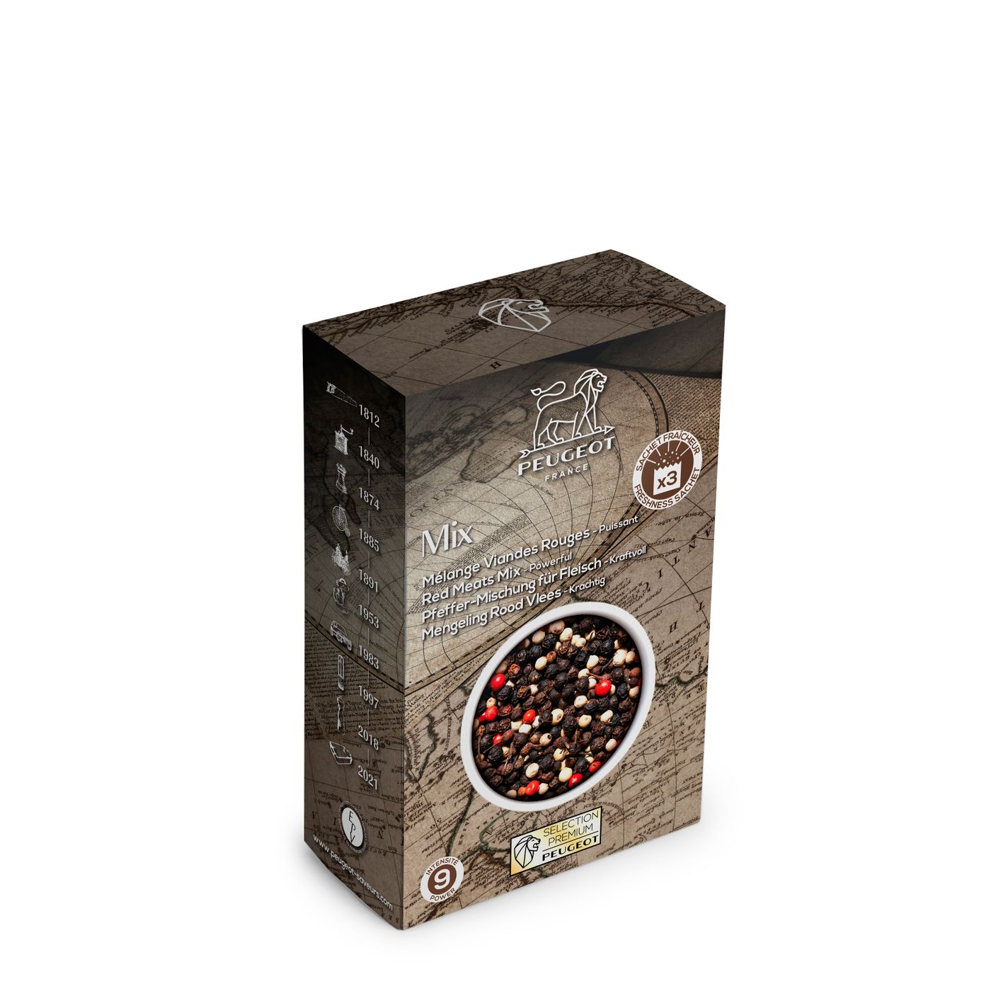 3 sachets fraîcheur mélange pour viandes