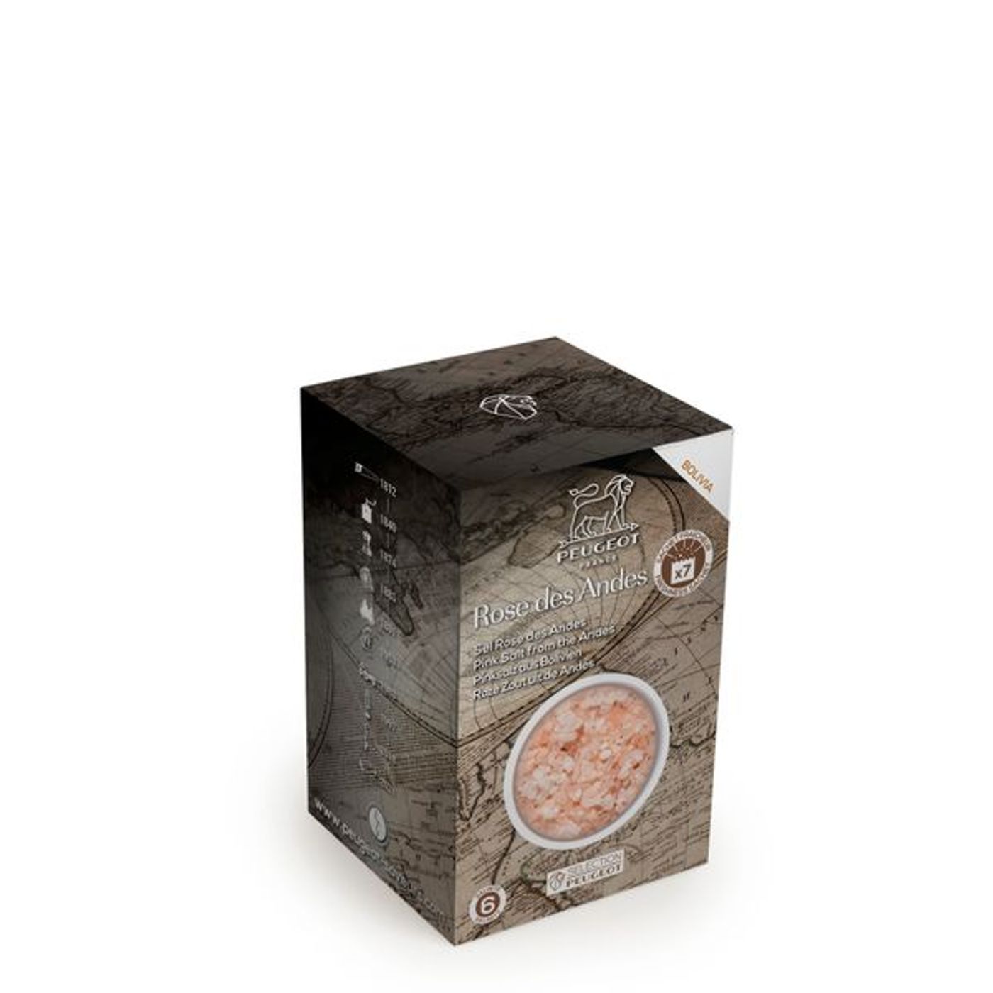 7 sachets fraîcheur de sel rose des Andes (Bolivie)