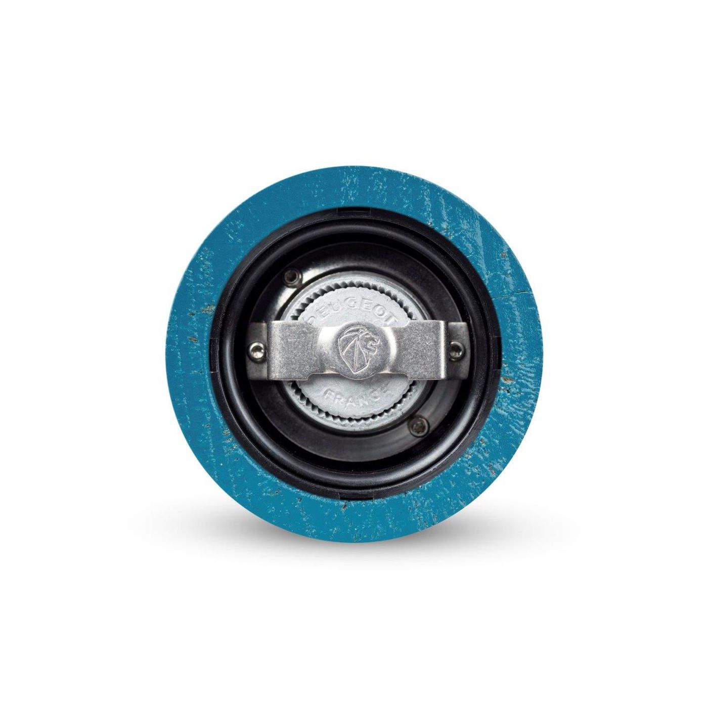 Moulin à poivre manuel u'Select Paris Rama bois laqué bleu pacifique 18 cm