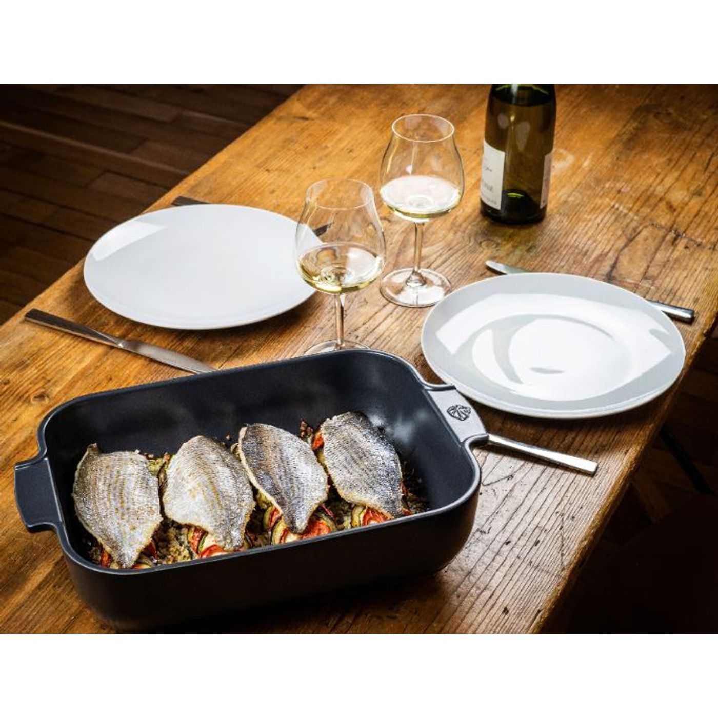 Plat à four rectangulaire ardoise 25 cm