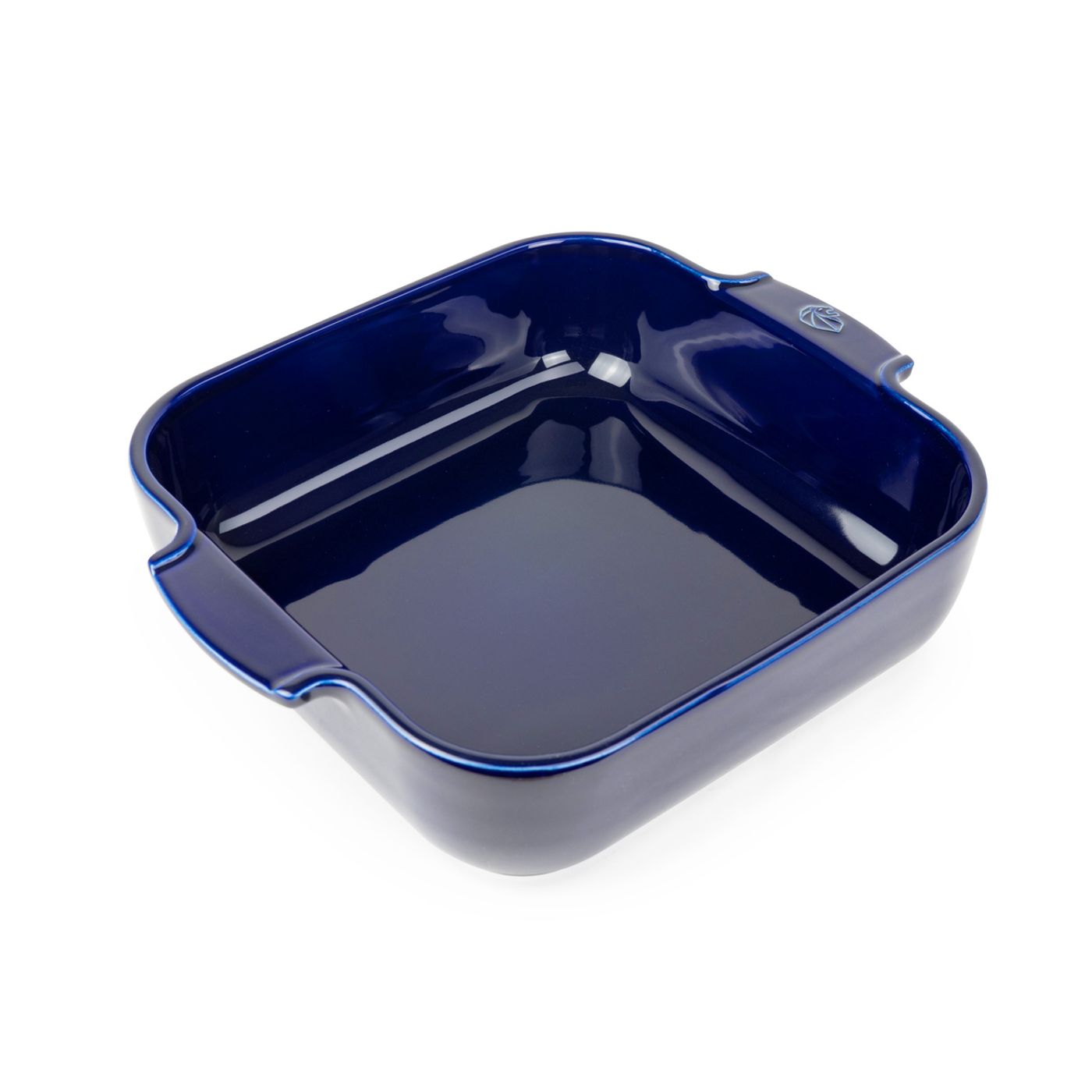 Plat à four carré bleu 28 cm