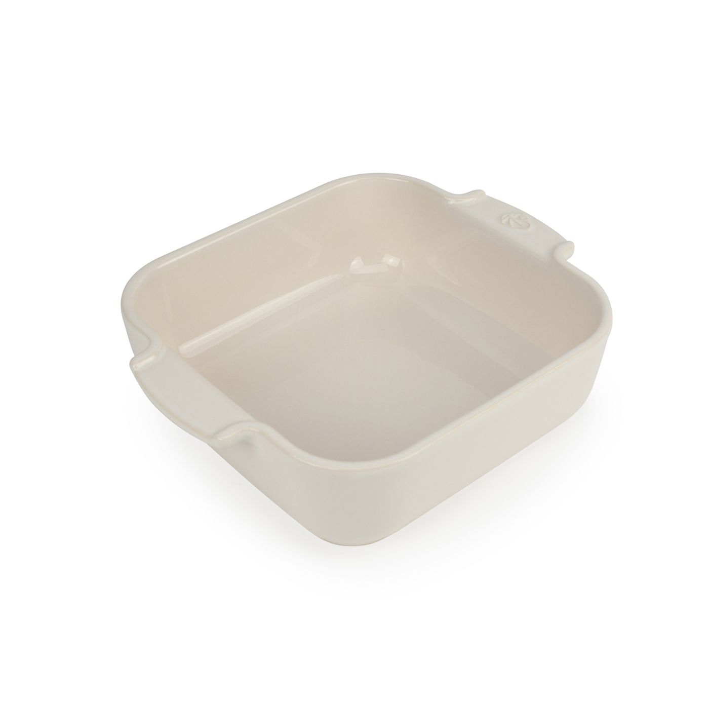 Plat à four carré écru 21 cm