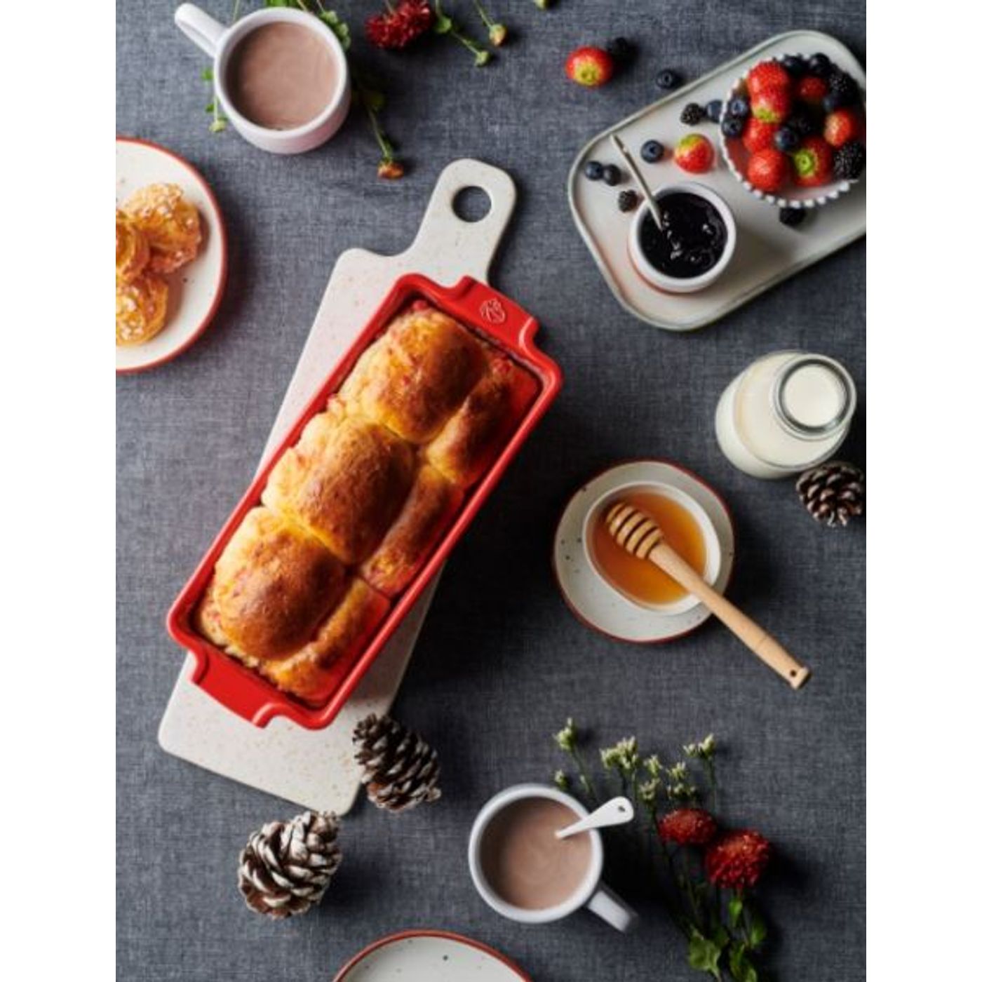 Moule à cake rouge 31 cm