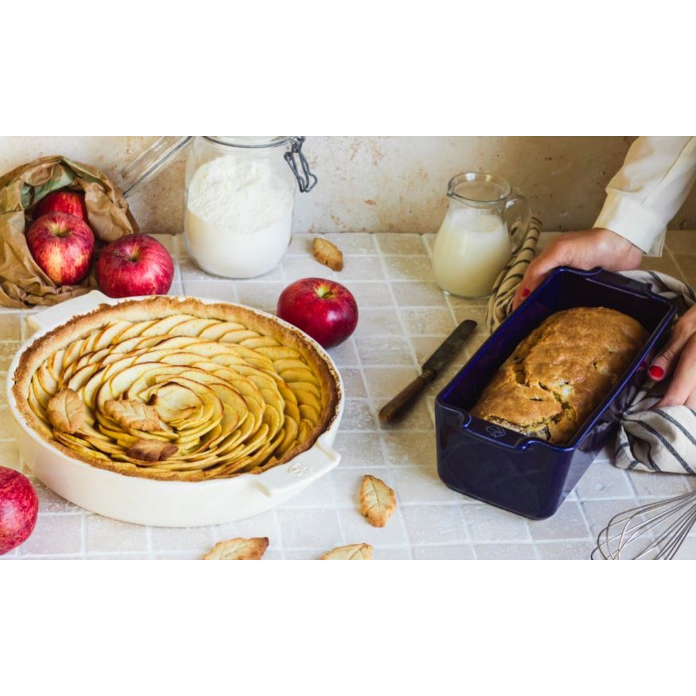Moule à cake bleu 31 cm