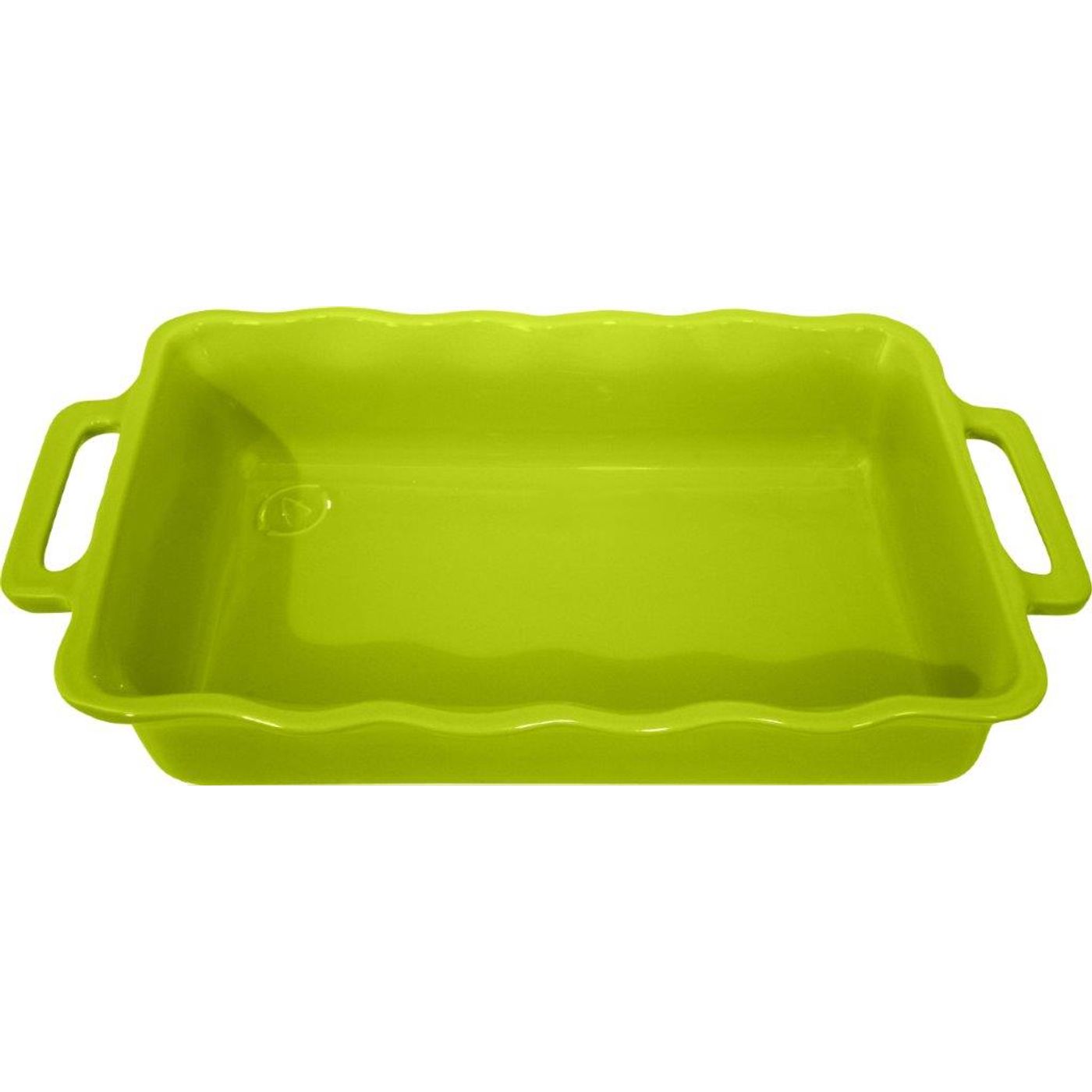 Plat à four rectangulaire 34 cm vert pomme