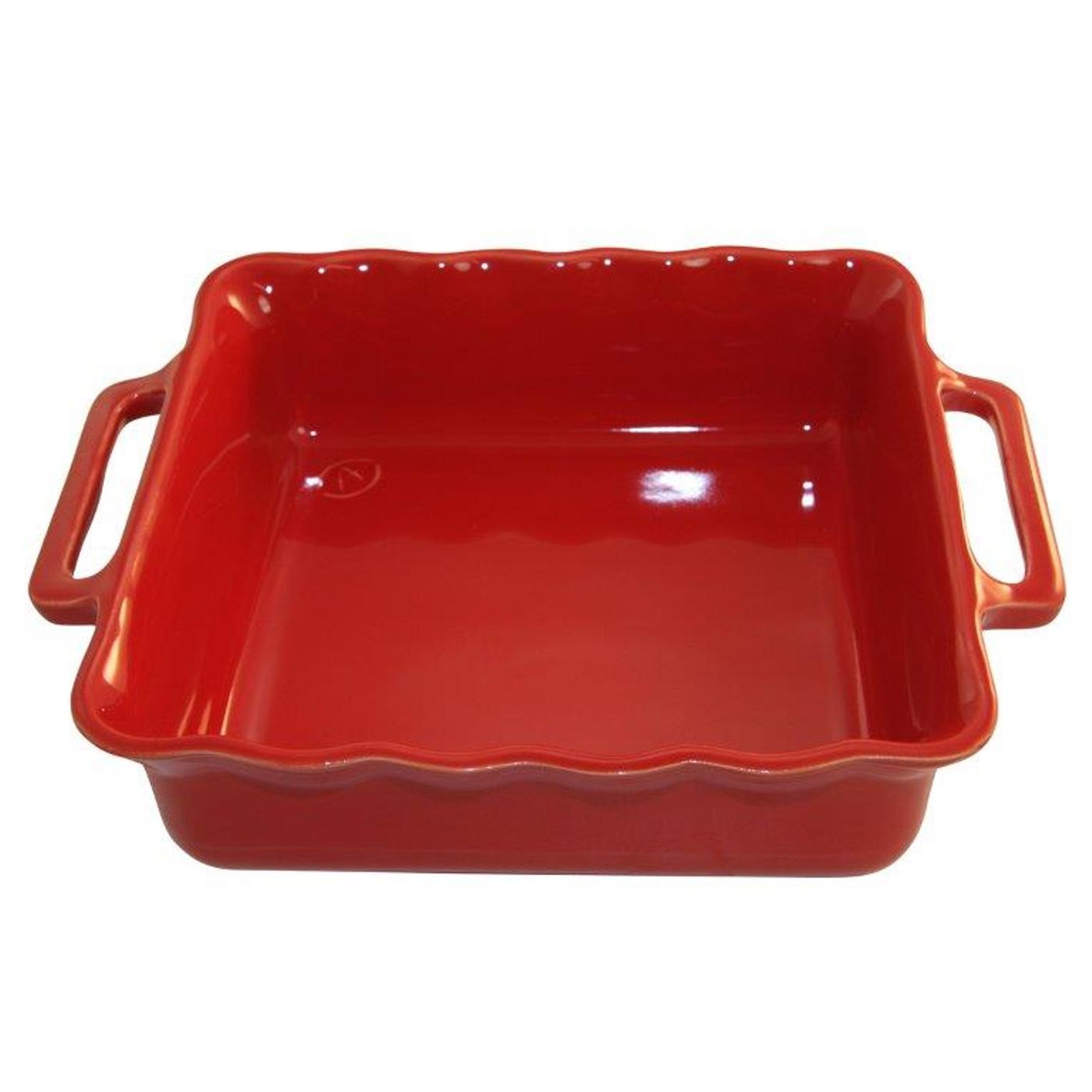 Plat à four Délices carré 31,5 cm rouge cerise