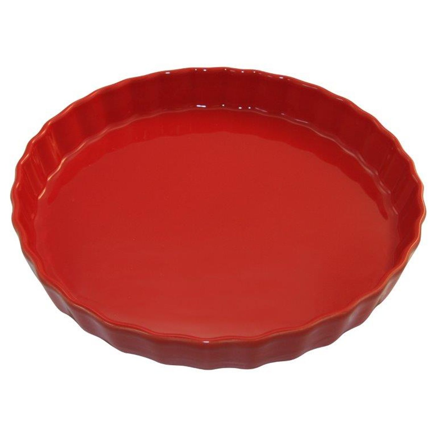 Plat à tarte Délices 30 cm rouge cerise