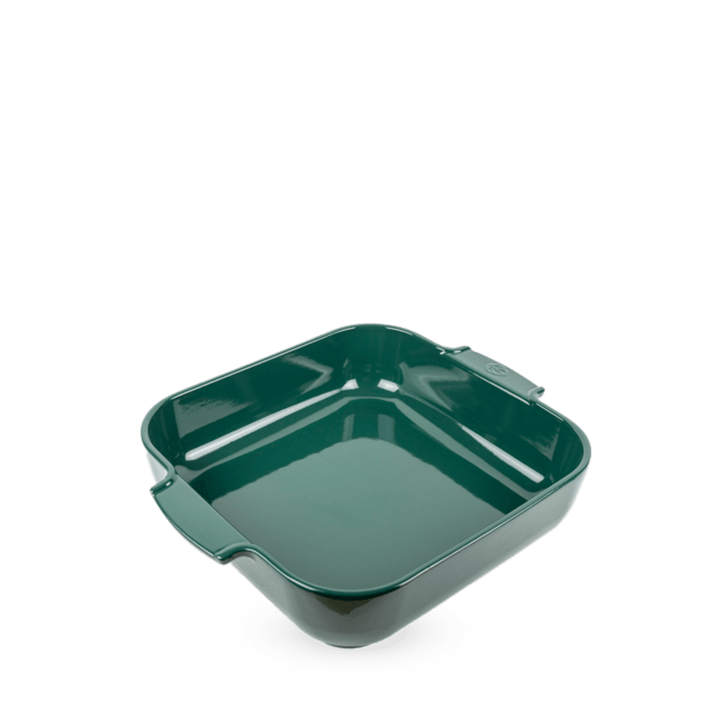 Plat à four carré vert forêt 36 cm