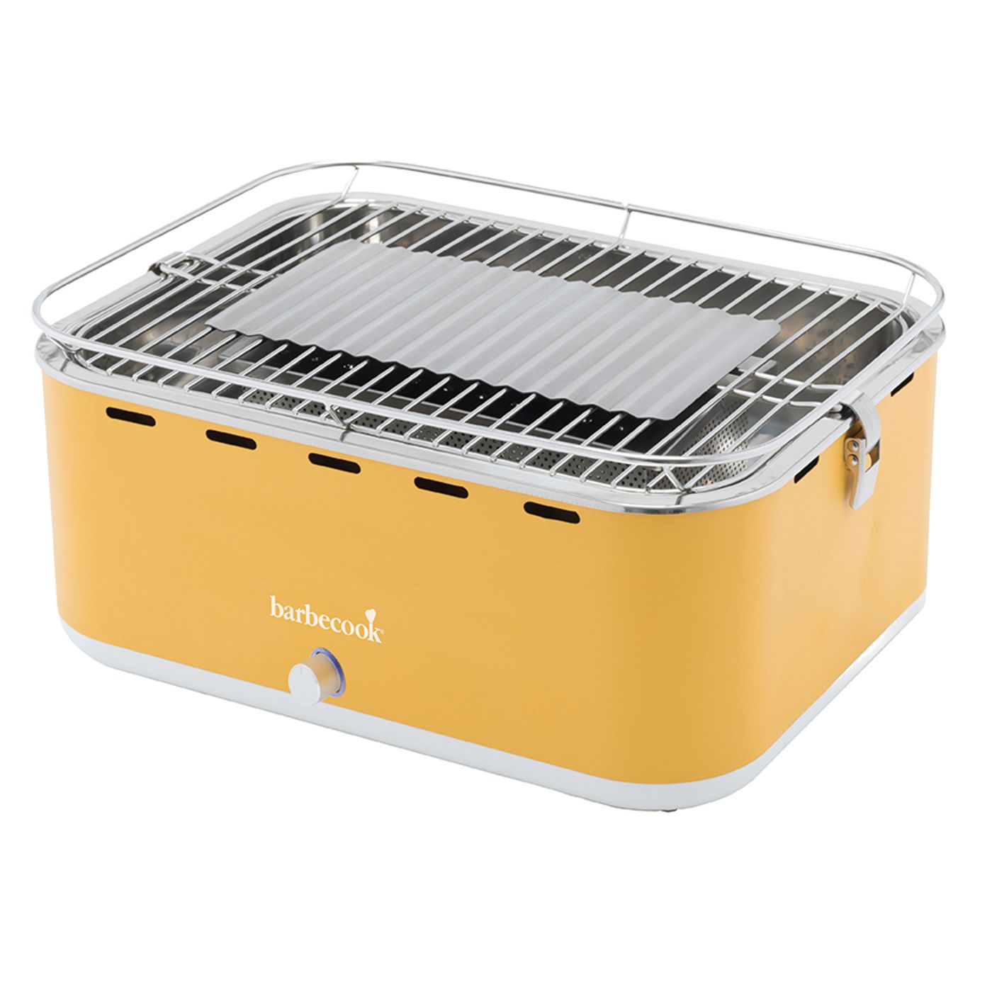 Barbecue grill portatif carlo jaune