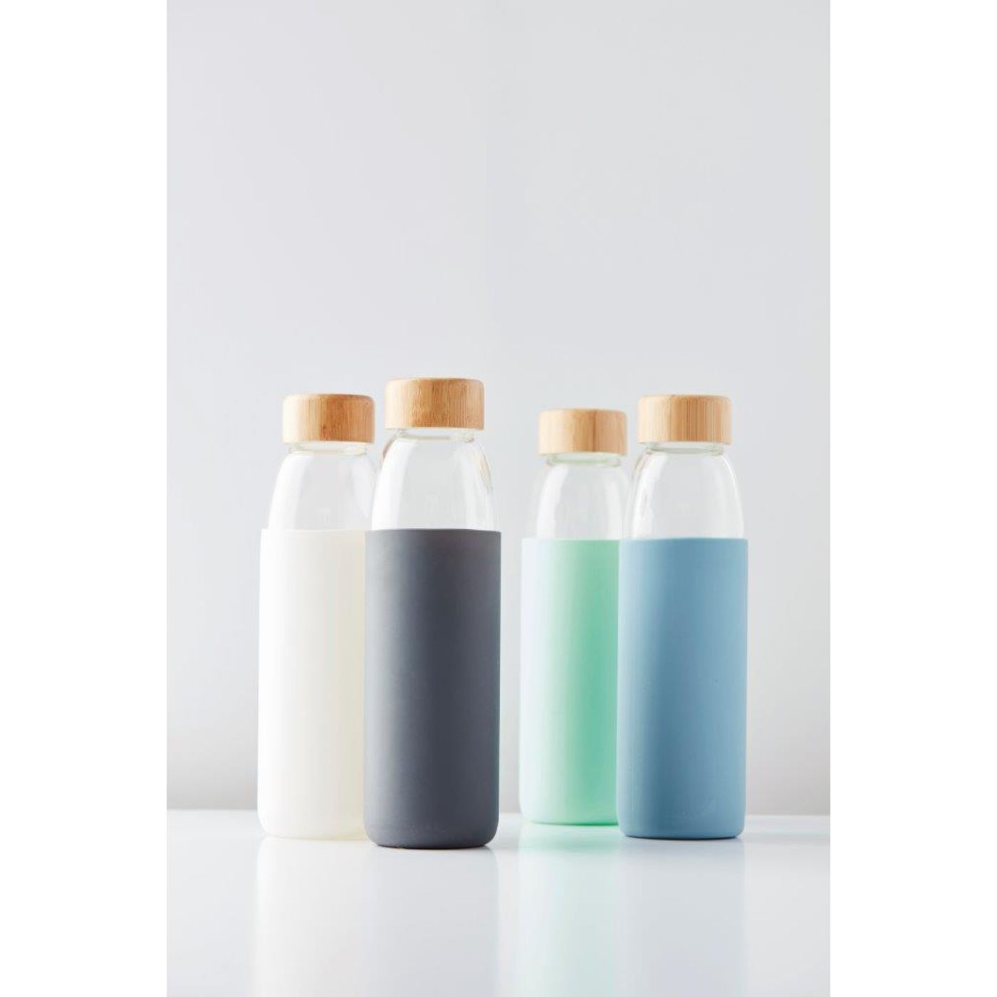 Bouteille verre borosilicate 580 ml vert menthe