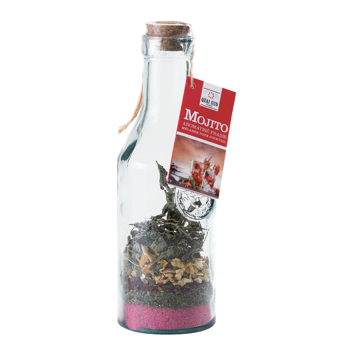 Mélange pour Mojito fraise en carafe