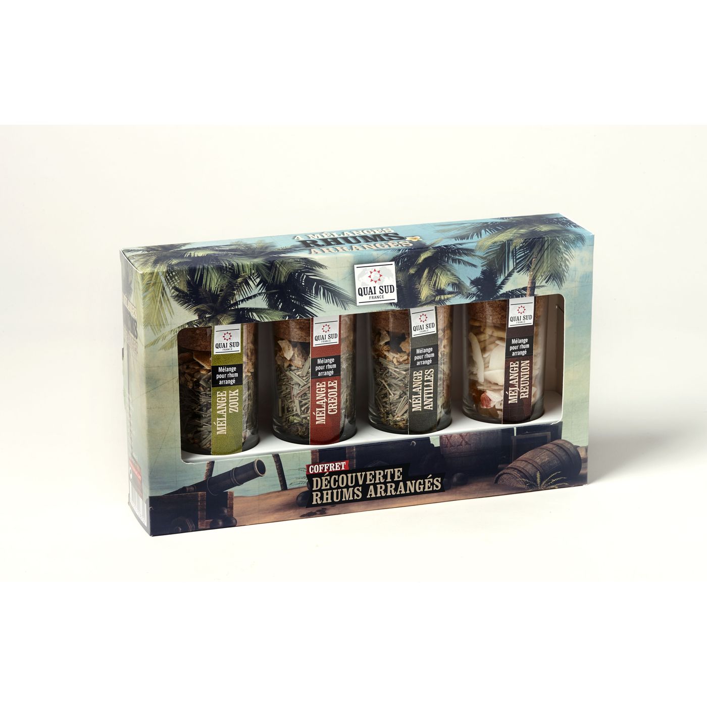 Coffret découverte mélange pour cocktail Rhums arrangés