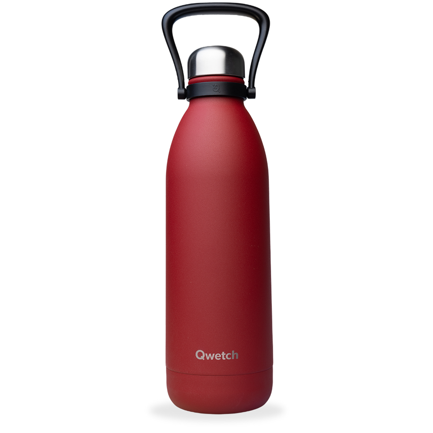 Bouteille isotherme titan Granite rouge 1,5 l