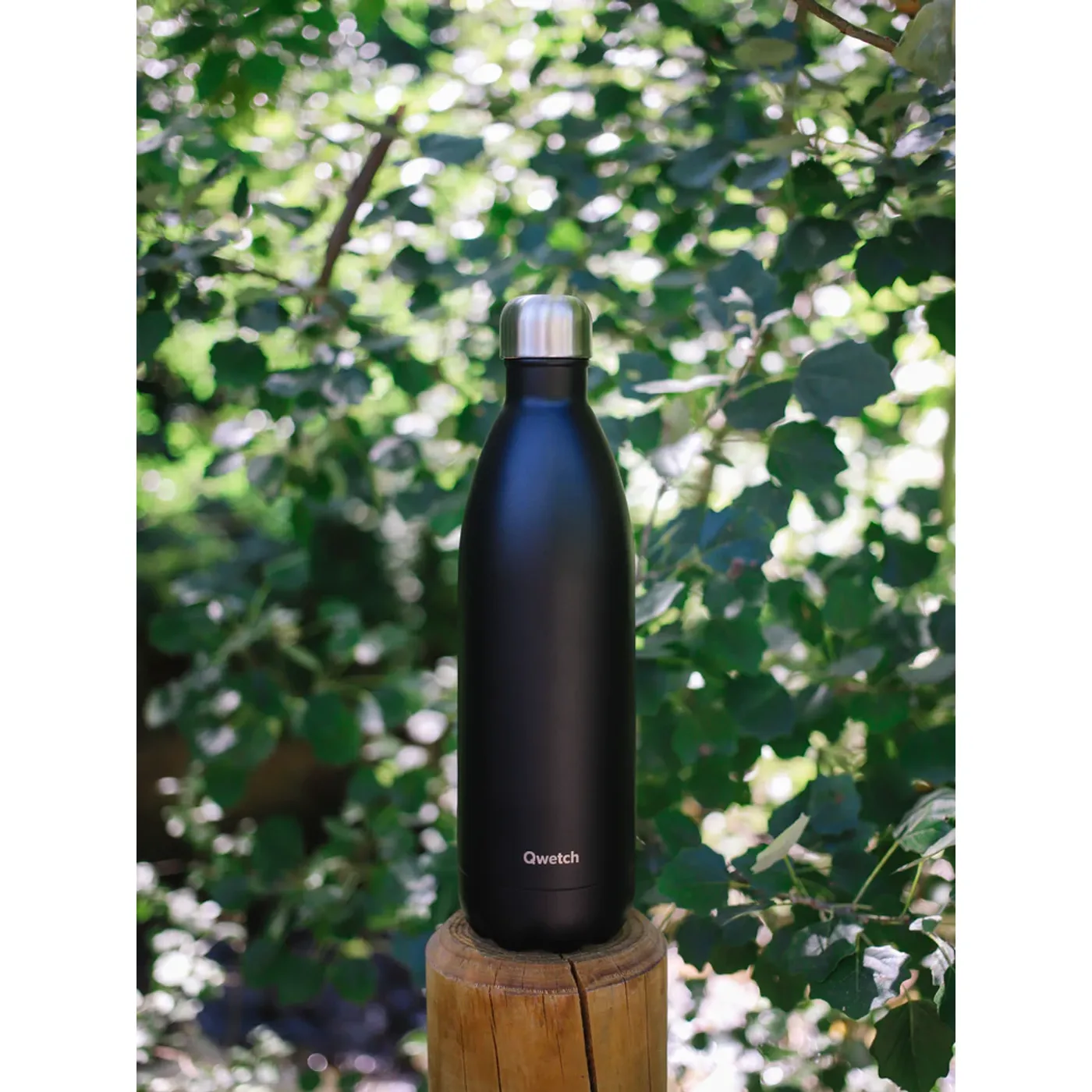 Bouteille Isotherme Inox Noir 1L
