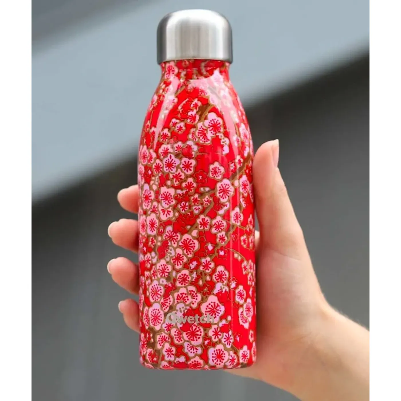 Bouteille isotherme FLOWERS rouge 260 ml