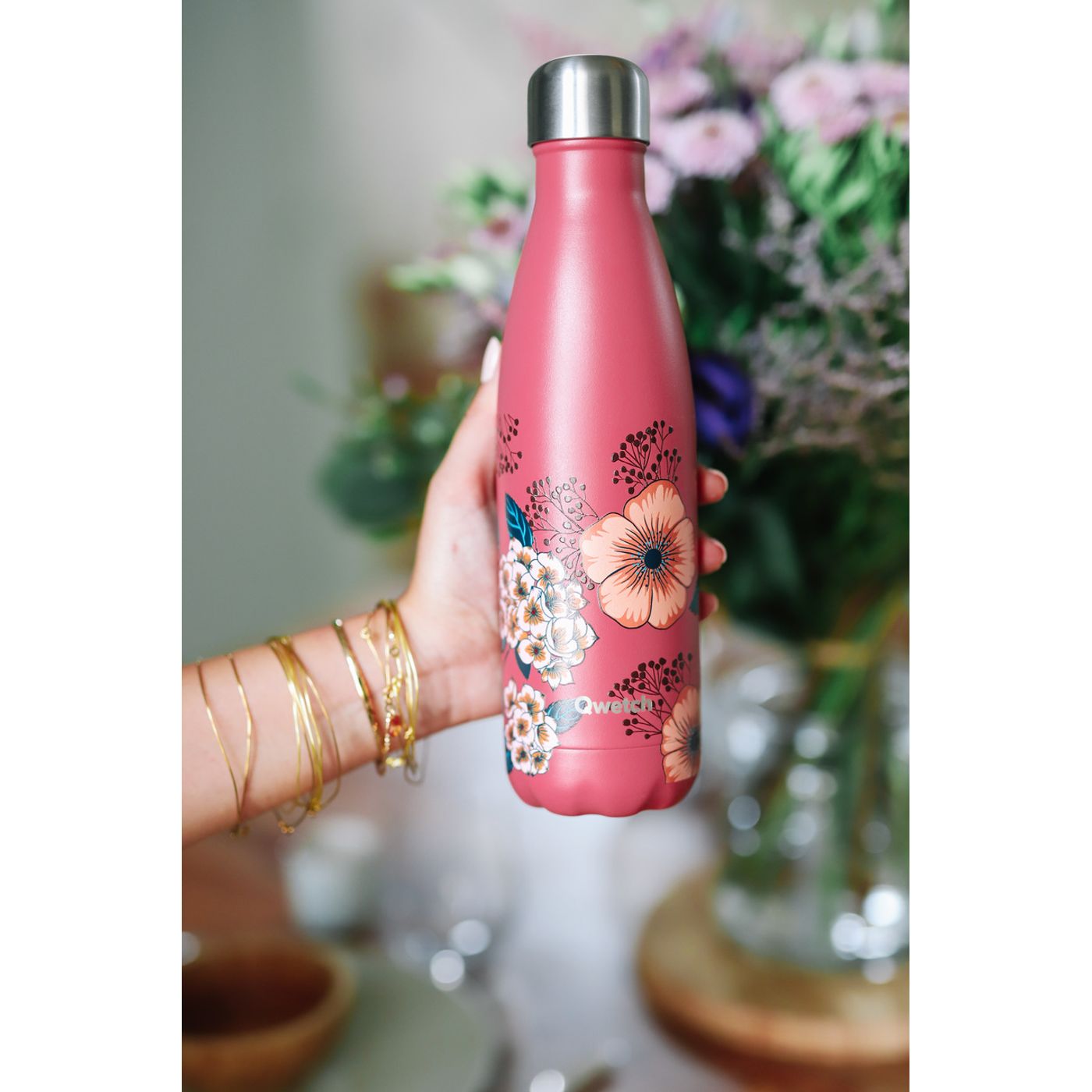 Bouteille isotherme anémones 500 ml
