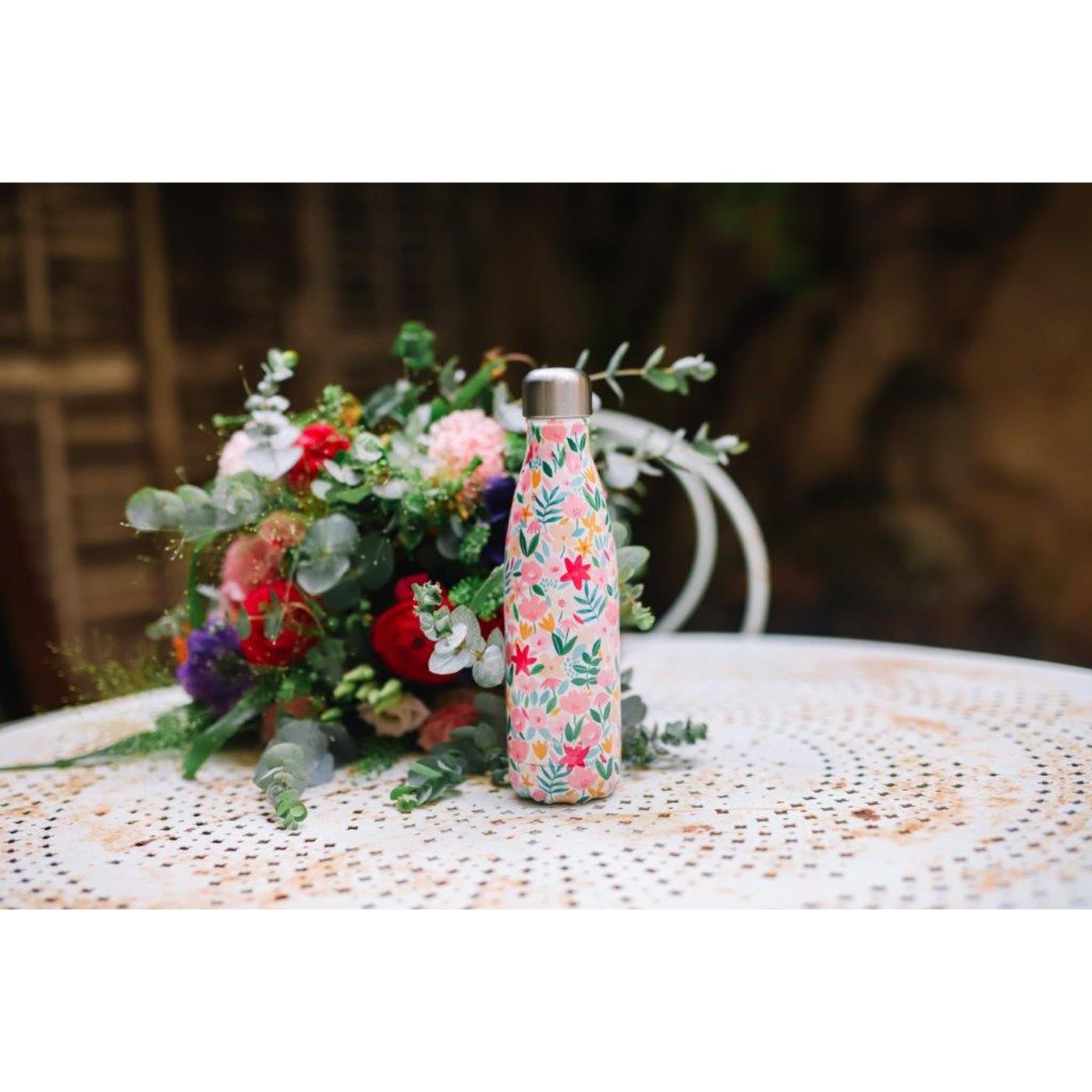Bouteille isotherme flora rose 500 ml