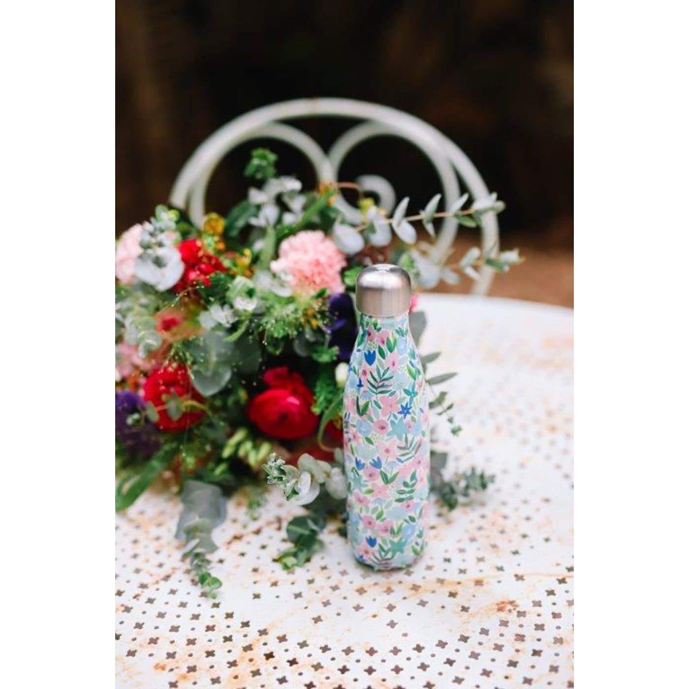 Bouteille isotherme flora bleue 500 ml