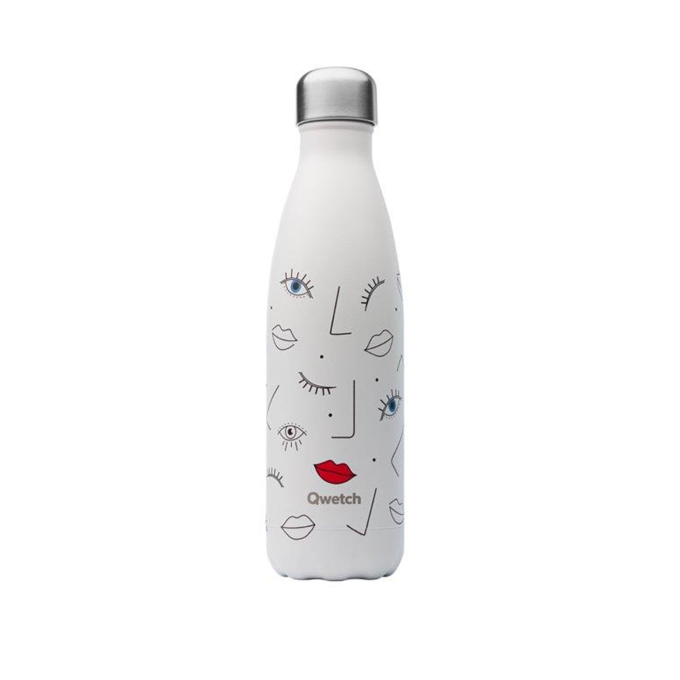 Bouteille isotherme new face blanche 500 ml