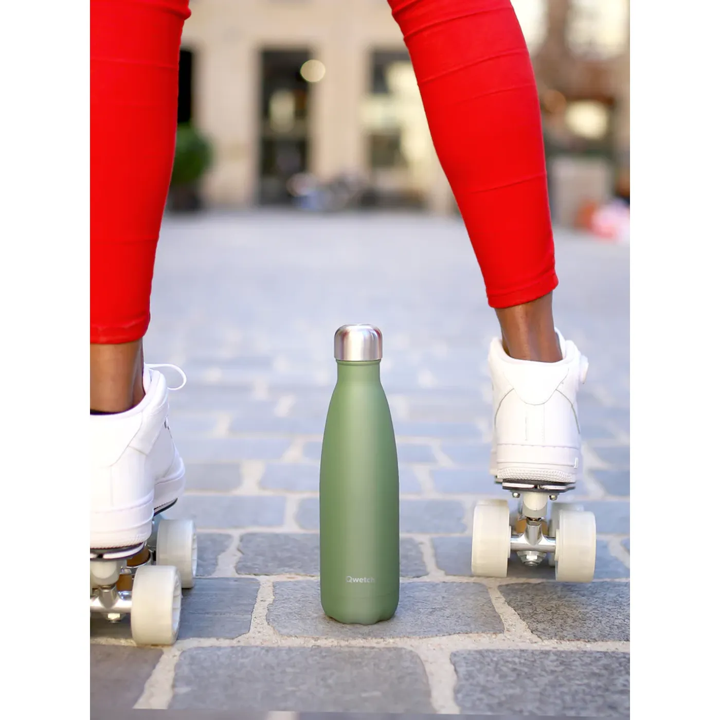 Bouteille isotherme granite kaki 260ml