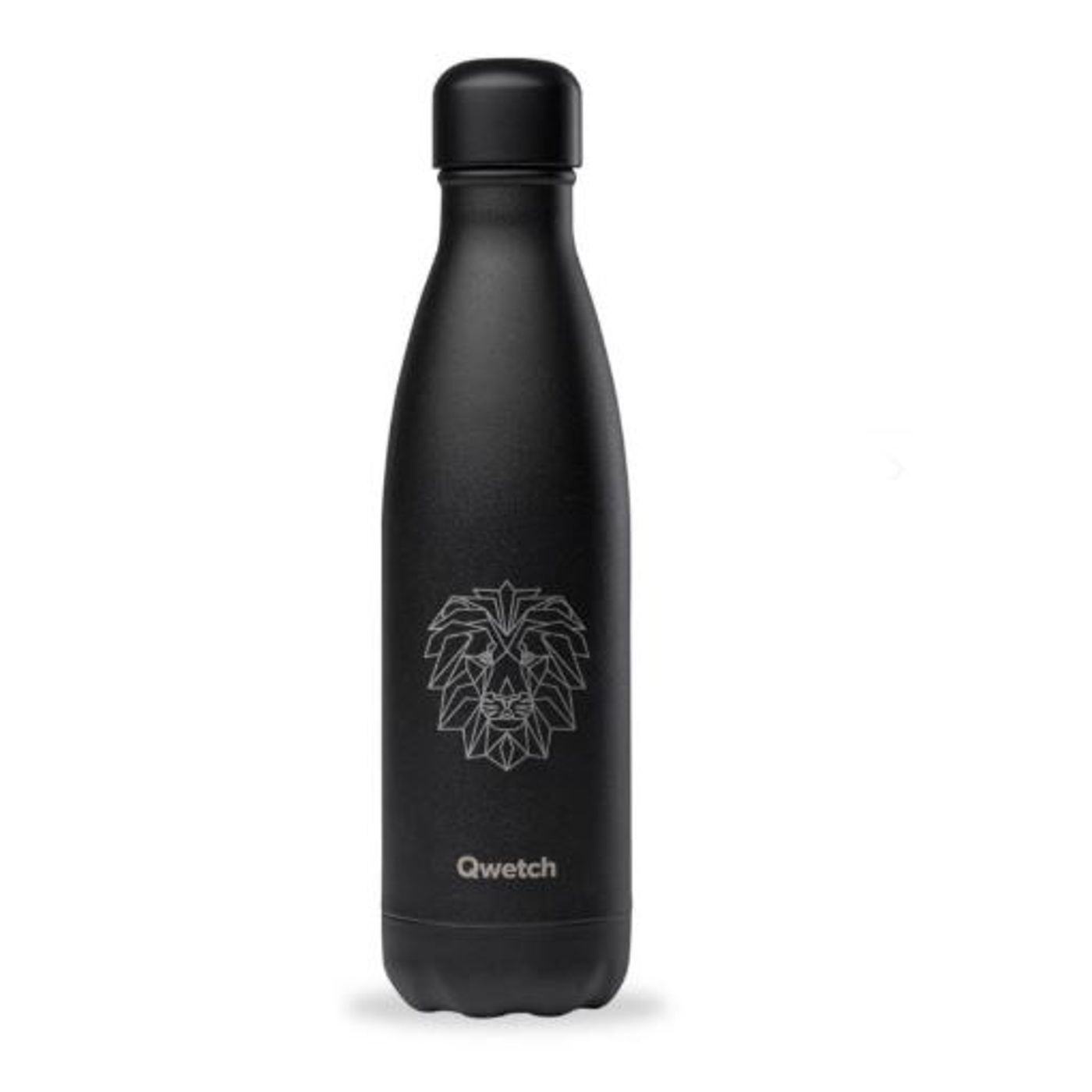 Bouteille isotherme noir Lion 500 ml