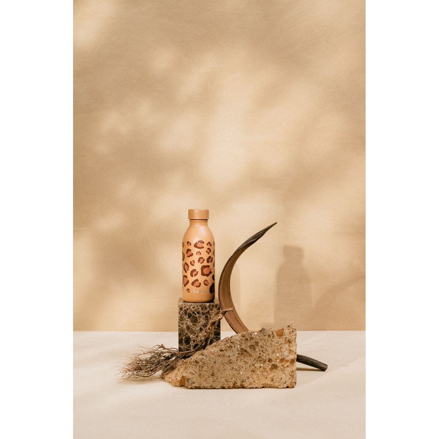 Bouteille iso Icon Léopard camel 500 ml