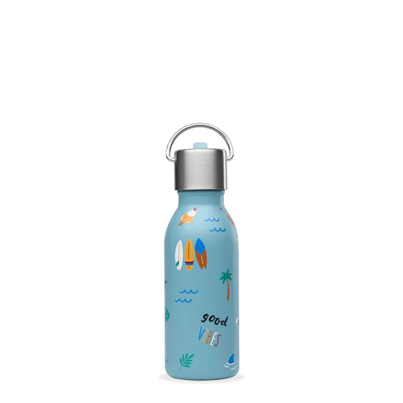 Bouteille isotherme enfant Honolulu Bleu bouchon pipette 350 ml