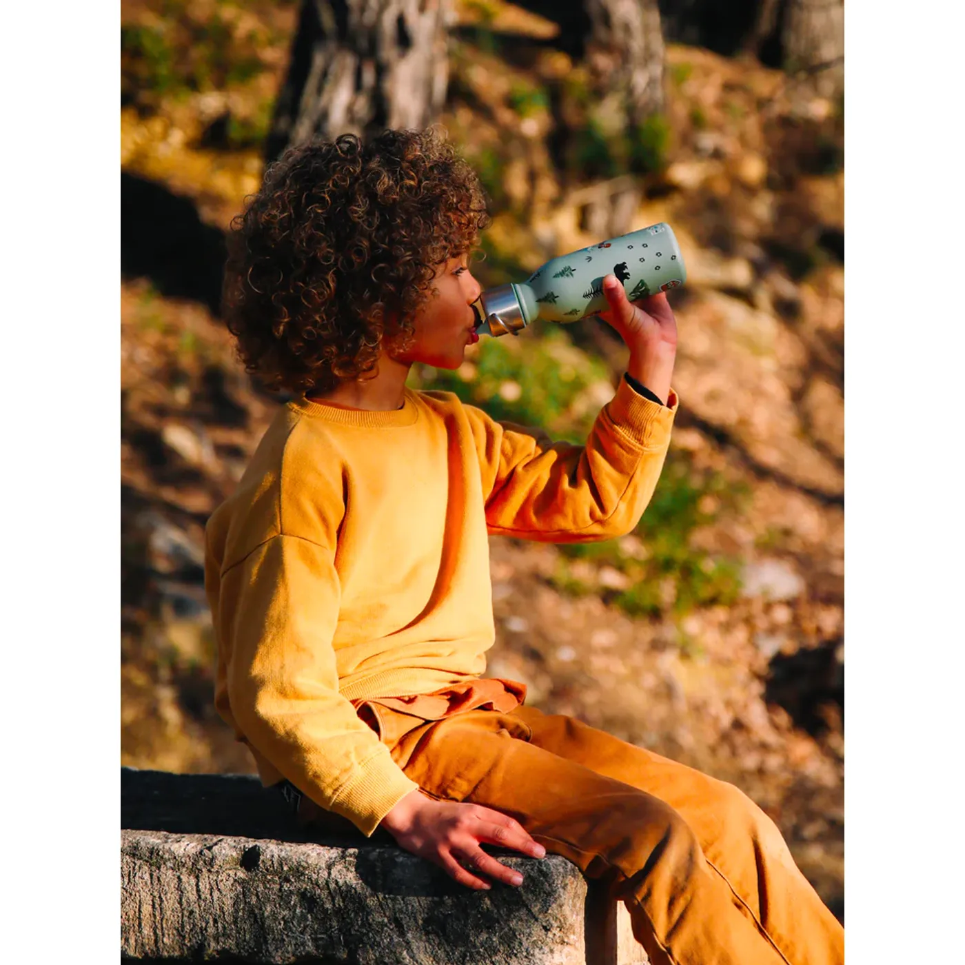 Bouteille isotherme enfant Yosemite Tilleul bouchon pipette 350 ml