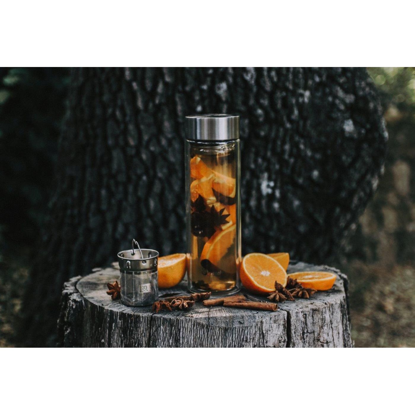 Théière double paroi + filtres 430 ml