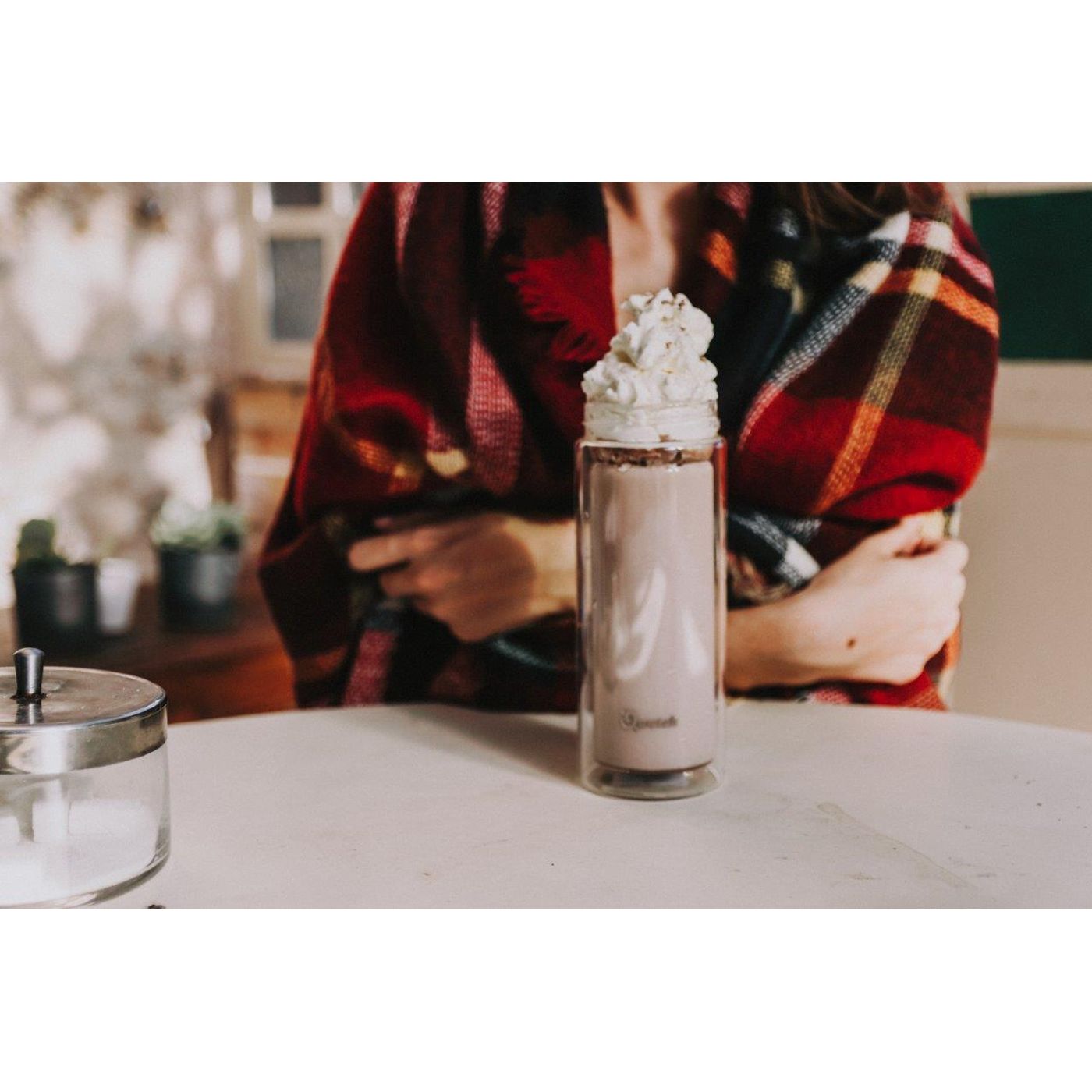 Théière double paroi + filtres 430 ml