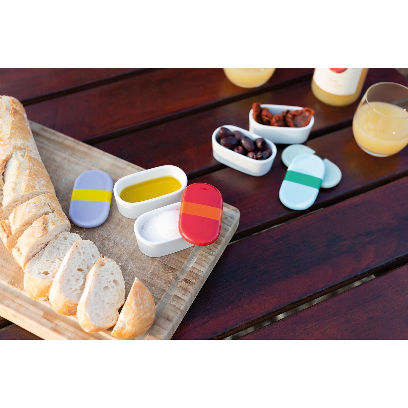 Set de 4 boites multico 9cm