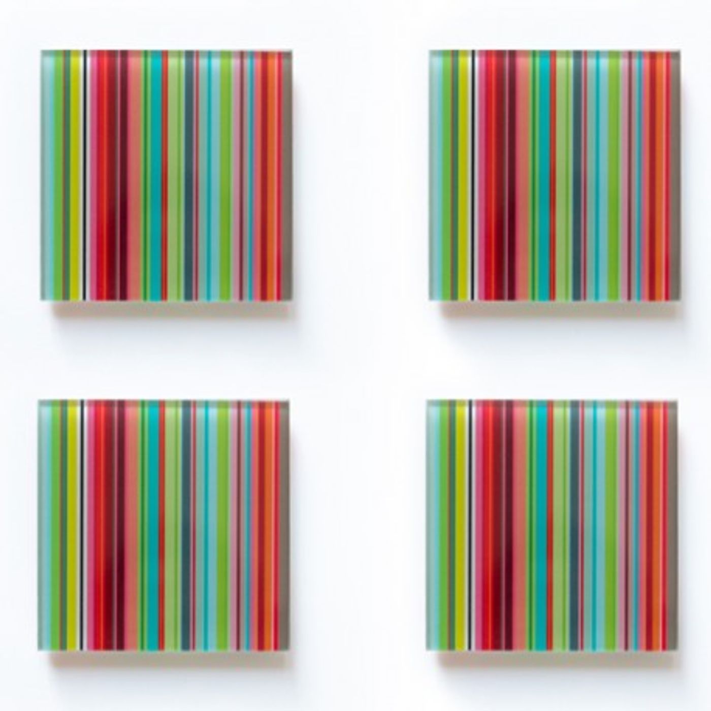 4 dessous-de-verre Stripes