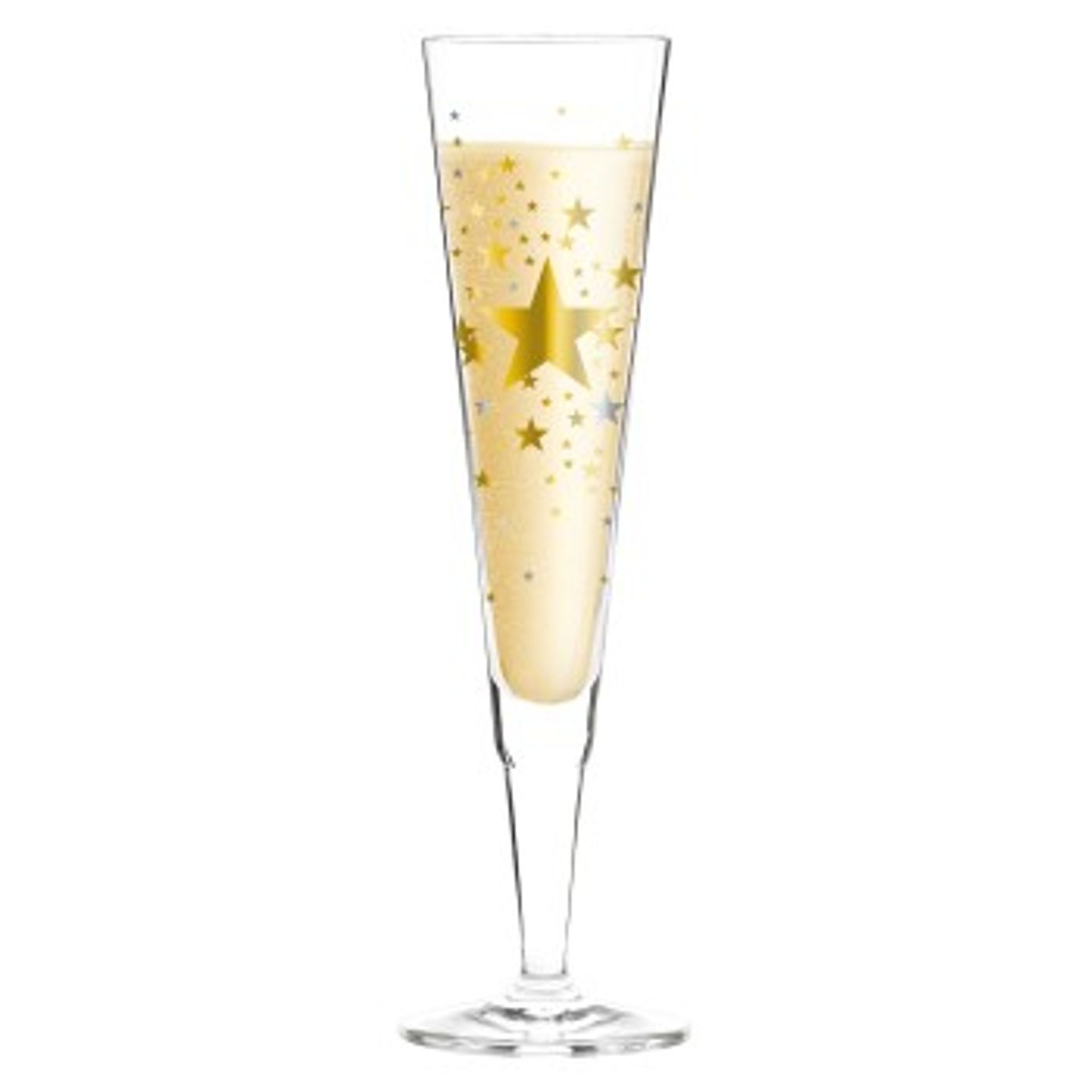 Coffret flûte Champus étoiles E. Wittefeld