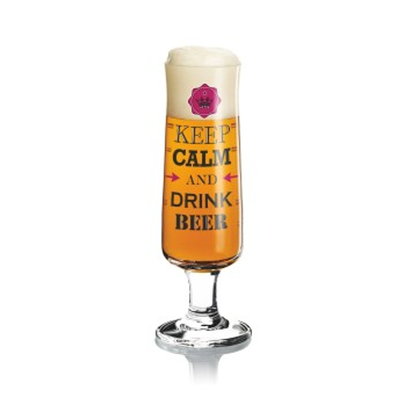 Coffret verre à bière Keep Calm