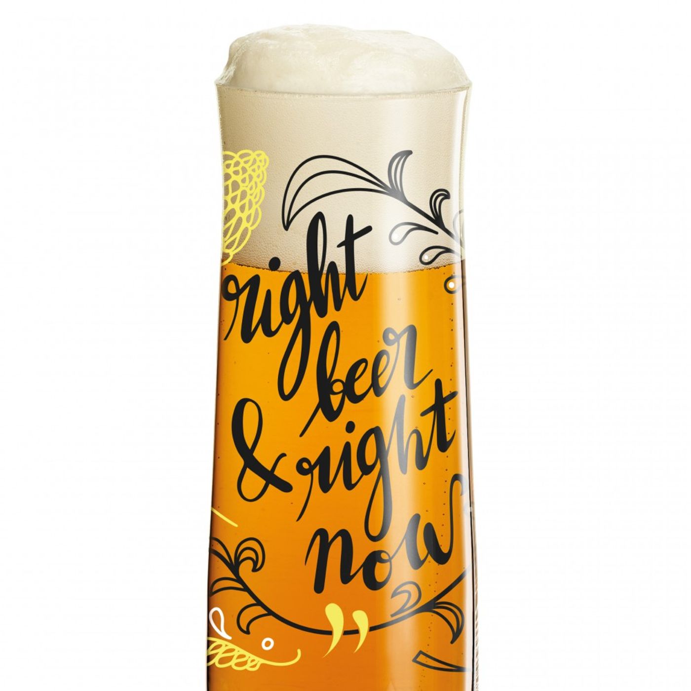 Coffret verre à bière Right now