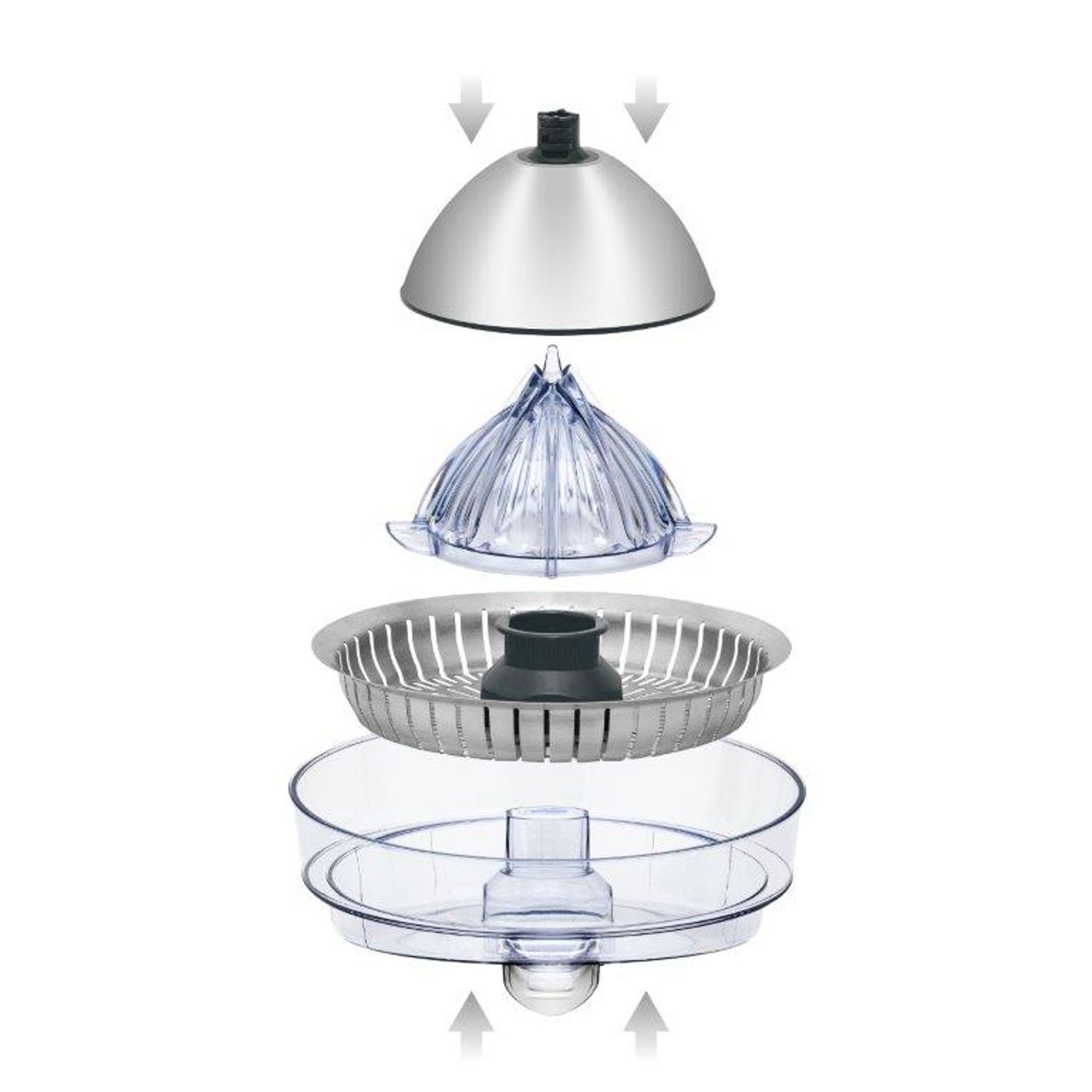 Presse-agrumes universel inox