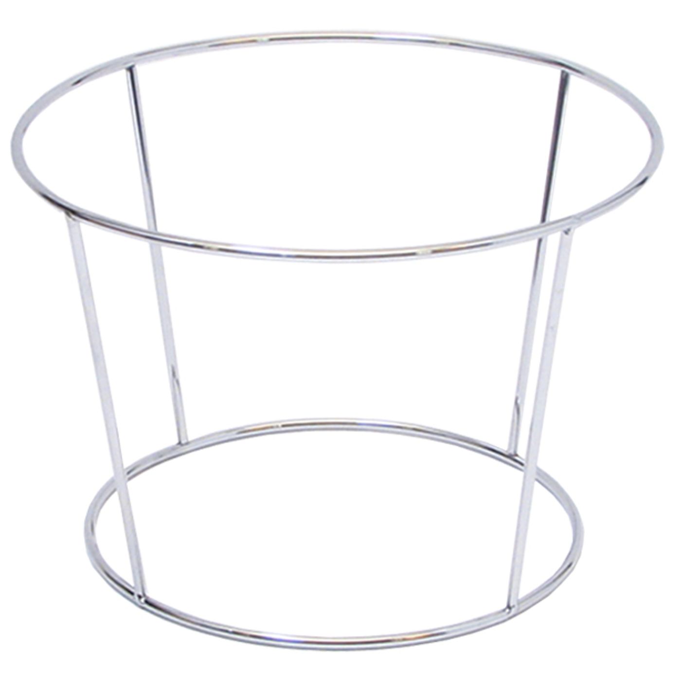 Support pour plateau de fruits de mer chromé 14cm