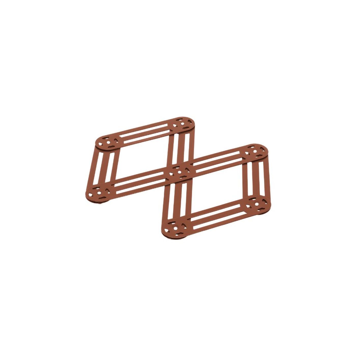 Lot de 2 Dessous de Plat Pliables en Bois de hêtre Extra épais (1,8 cm