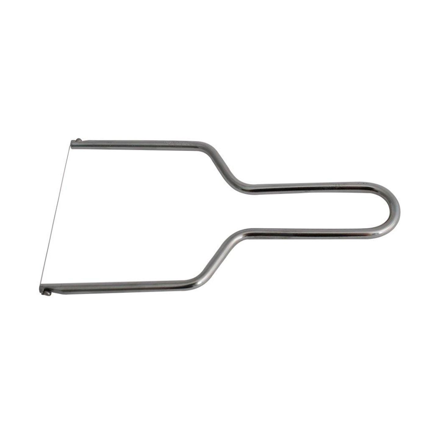 Lyre droite inox 10 cm