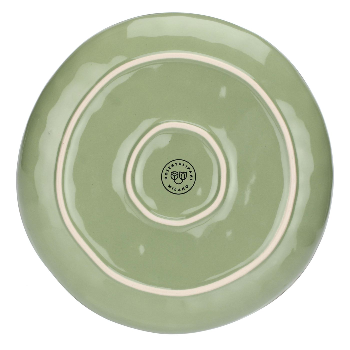 Assiette plate Concerto vert