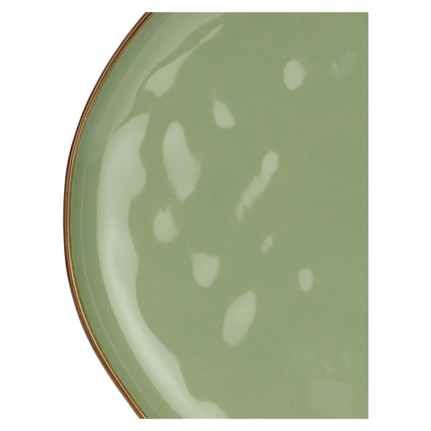 Assiette plate Concerto vert