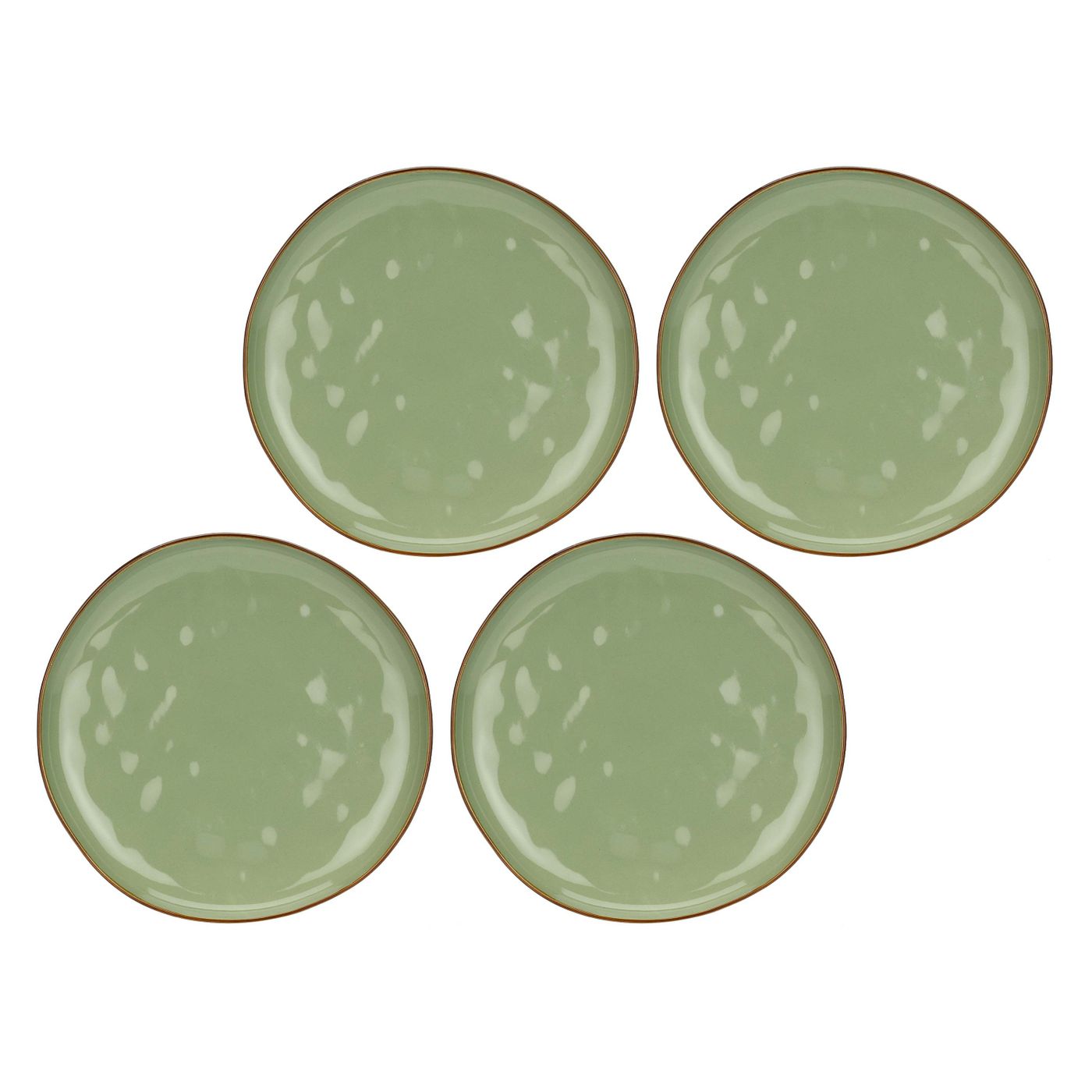 Assiette plate Concerto vert