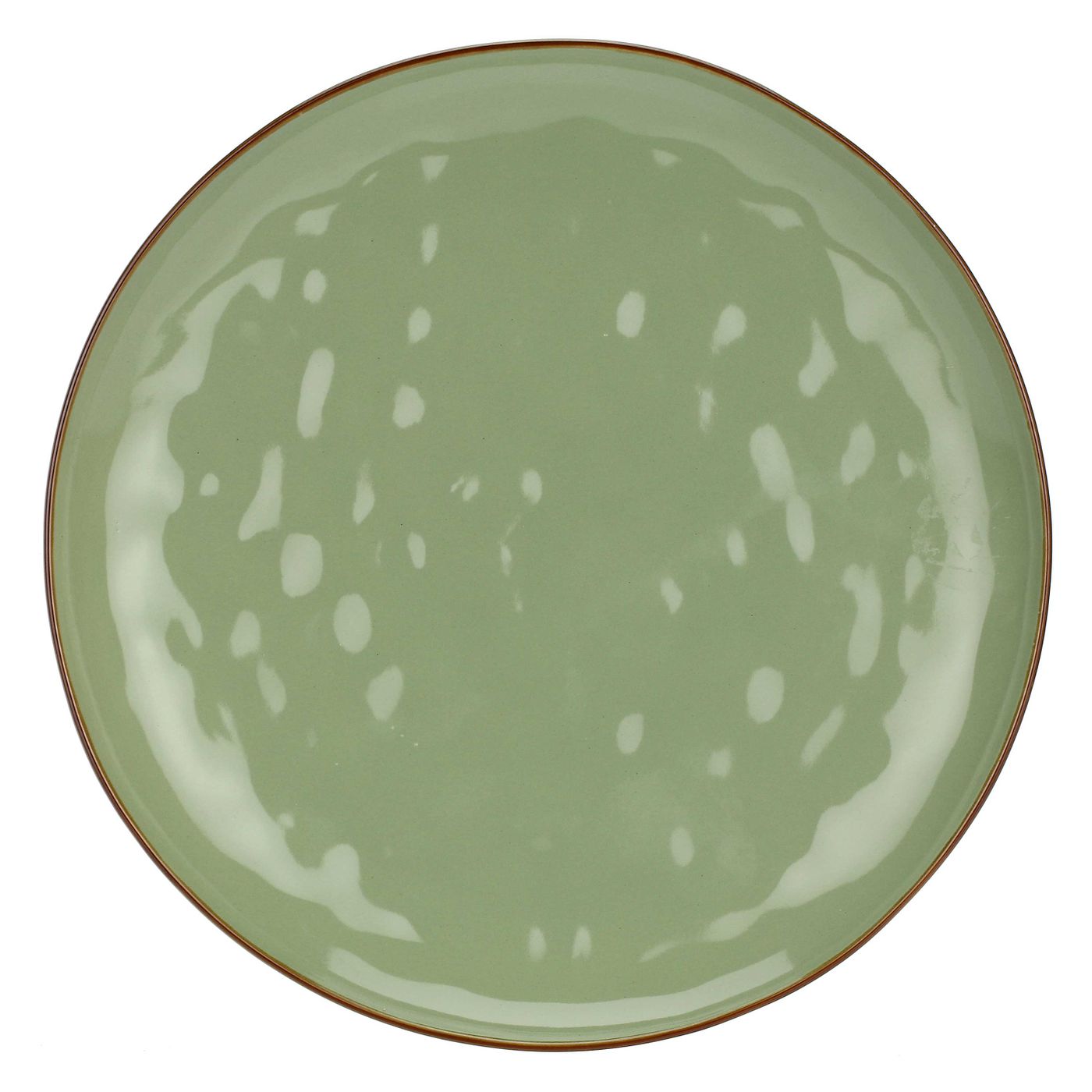 Plat rond Concerto vert D32cm