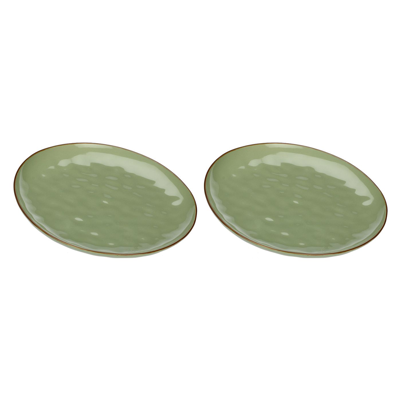 Plat rond Concerto vert D32cm