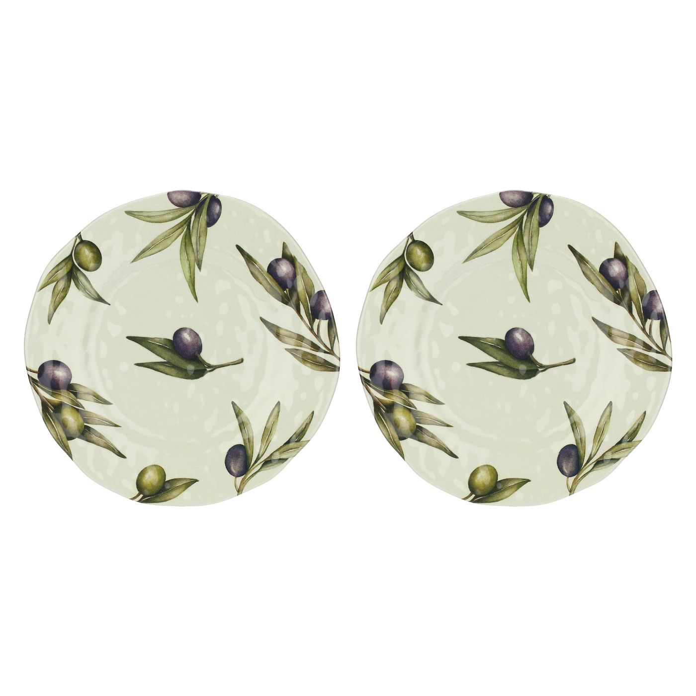 Assiettes plates Olyvia mélamine