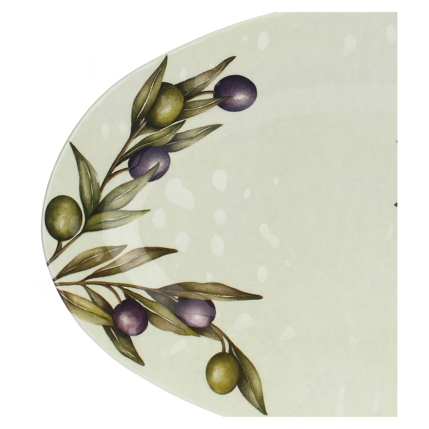 Plat ovale Olyvia mélamine