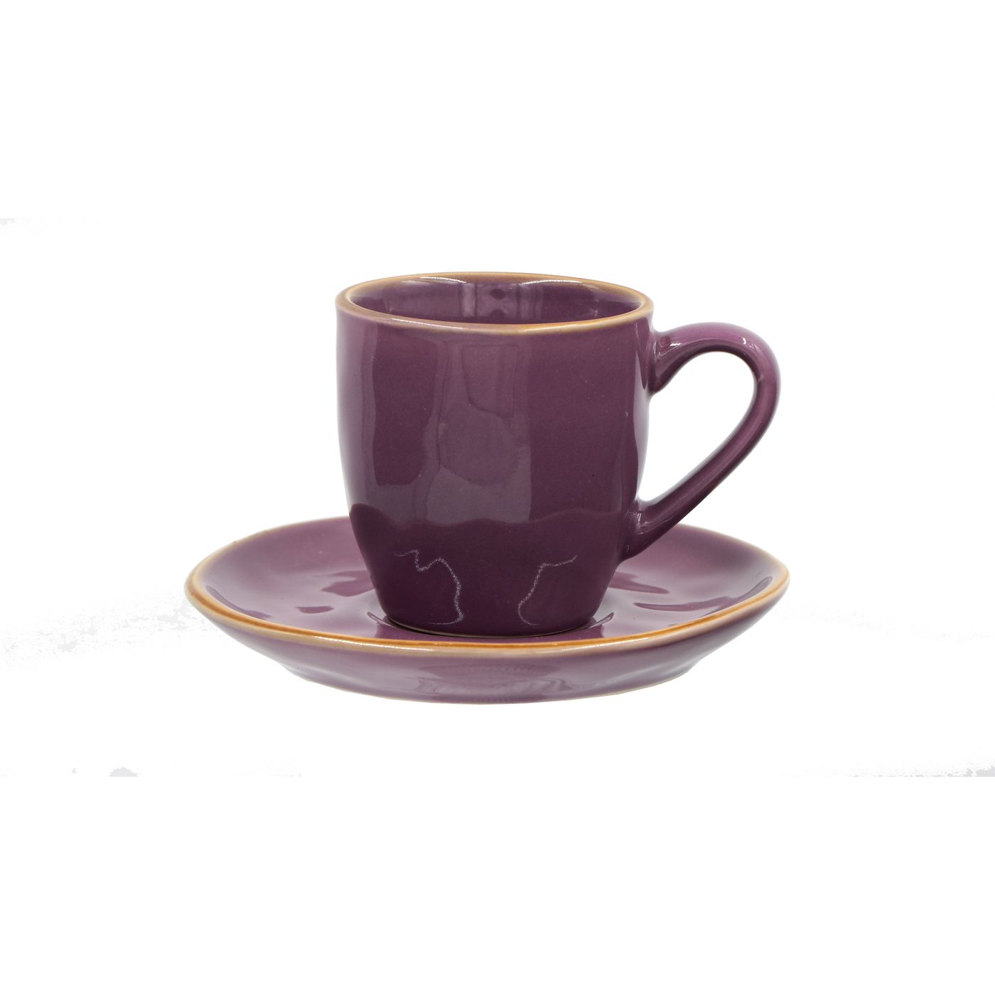 Tasse à café Concerto aubergine
