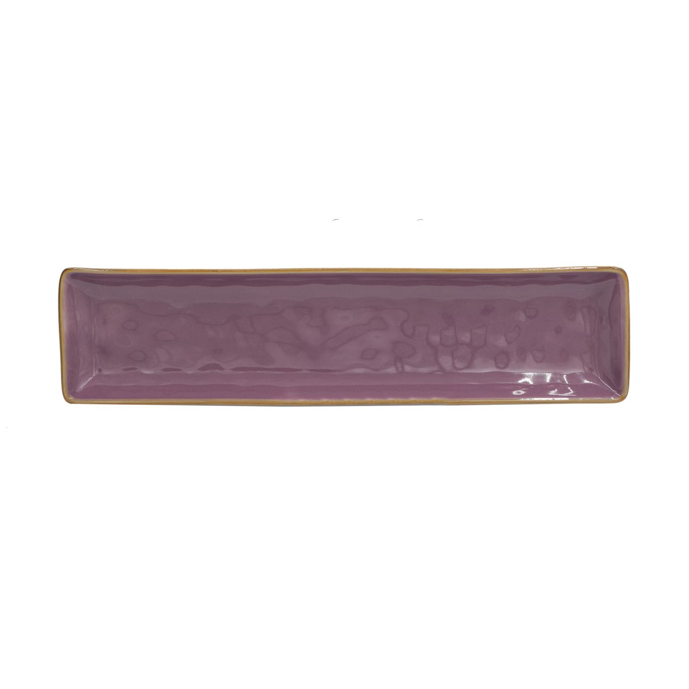 Plat Concerto aubergine 32x8cm