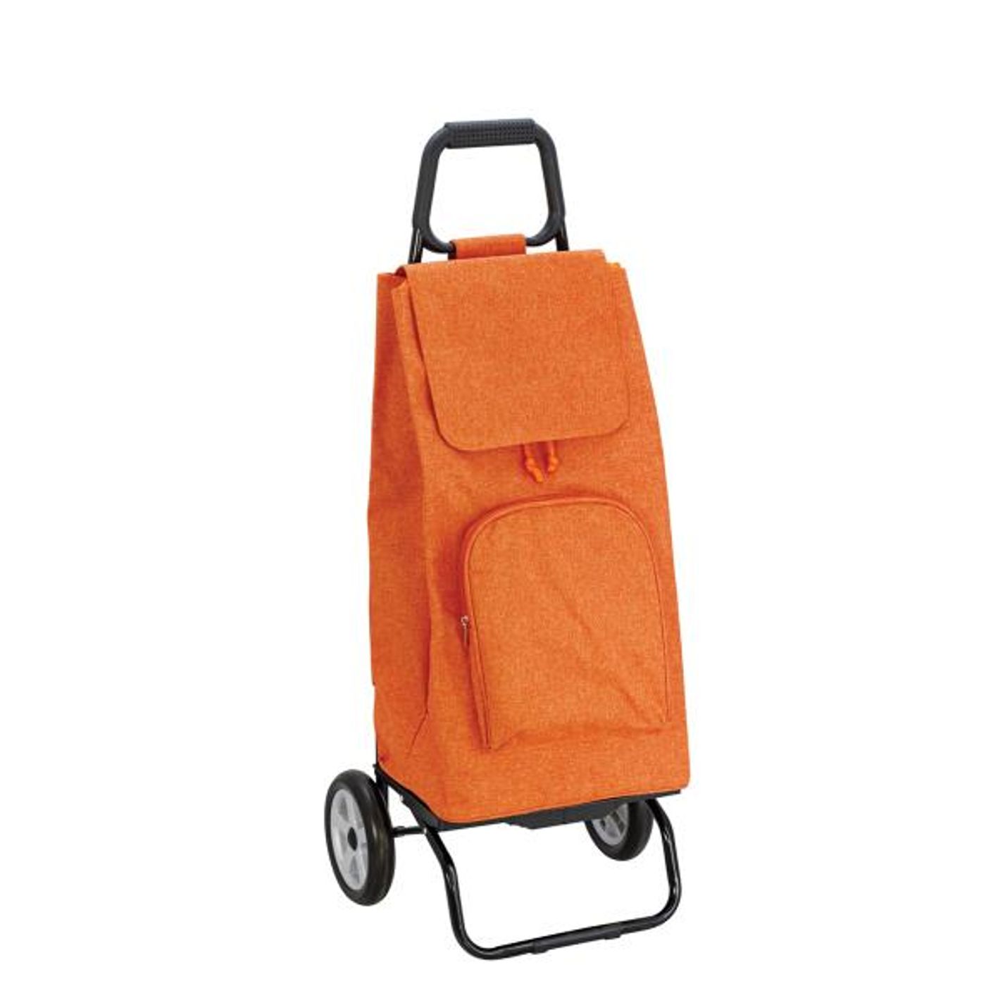 Poussette de marché Carlux Multipoches chiné 2 roues acier Corail