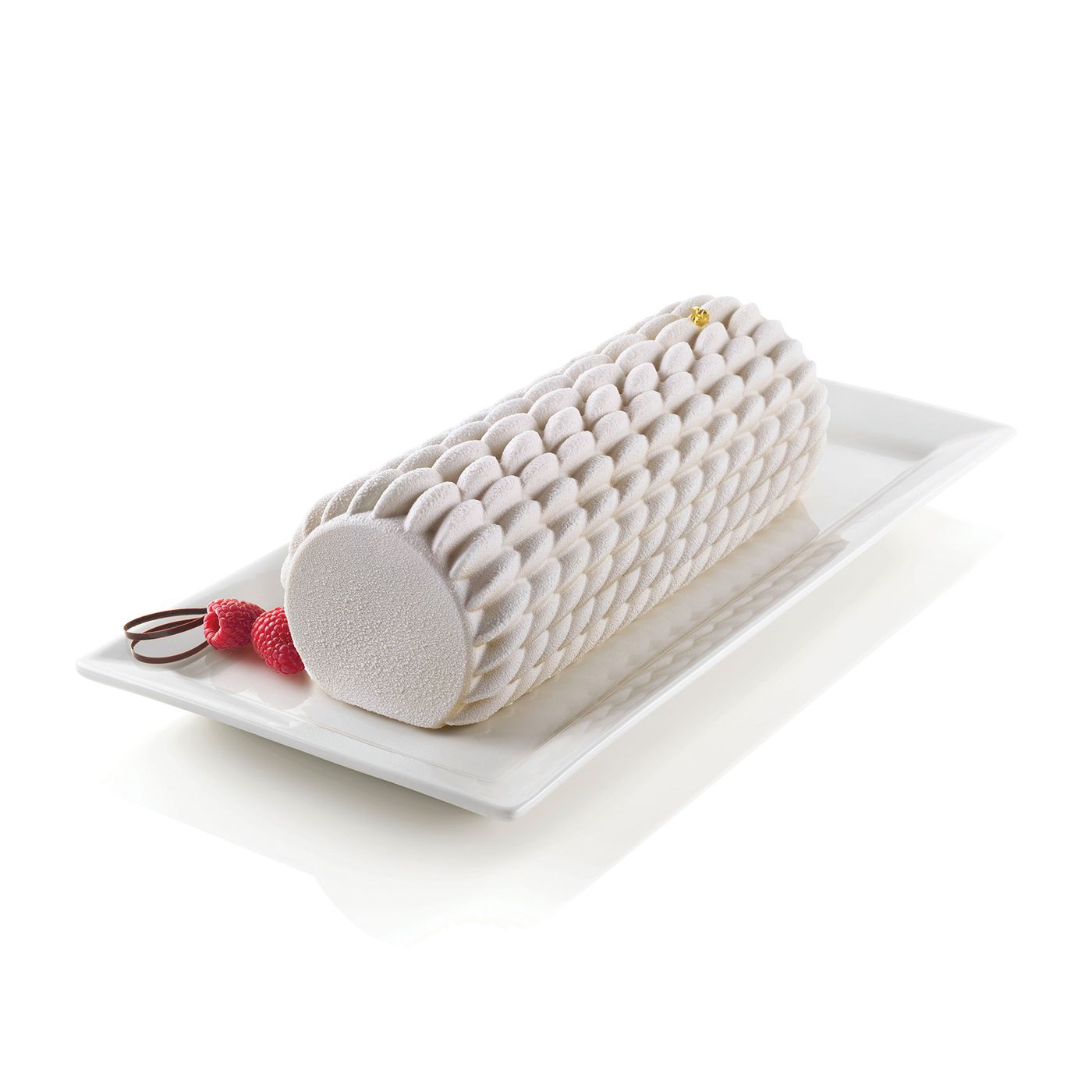 Moule à bûche 3D quenelle en silicone
